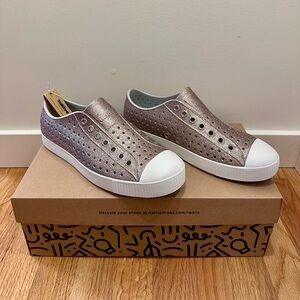 NIB Native Shoes Jefferson Glitter Shoes, M8/W10